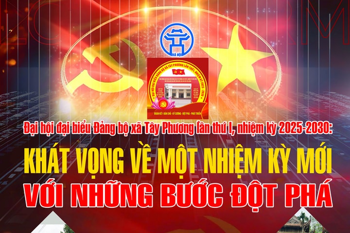 Đại hội đại biểu Đảng bộ xã Tây Phương lần thứ I, nhiệm kỳ 2025-2030: Khát vọng về một nhiệm kỳ mới với những bước đột phá