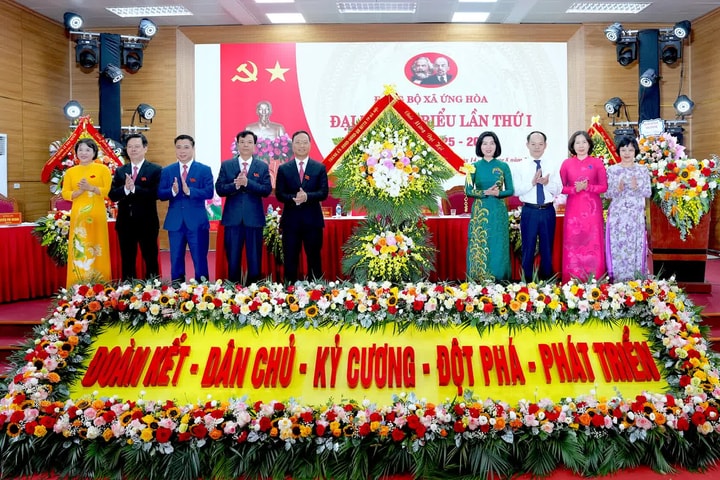Đại hội Đảng bộ xã Ứng Hòa đặt mục tiêu xây dựng quê hương giàu bản sắc, nhân dân hạnh phúc