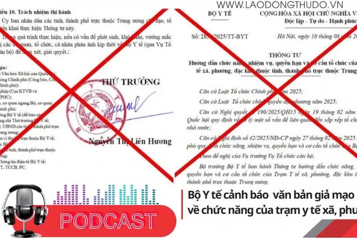 Điểm những tin nổi bật sáng ngày 16/8/2025: Bộ Y tế cảnh báo về văn bản giả mạo liên quan chức năng, nhiệm vụ của trạm y tế xã, phường