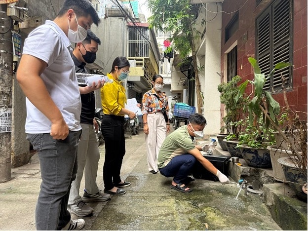Bảo đảm chất lượng nước sạch tại các địa điểm phục vụ Lễ kỷ niệm A80