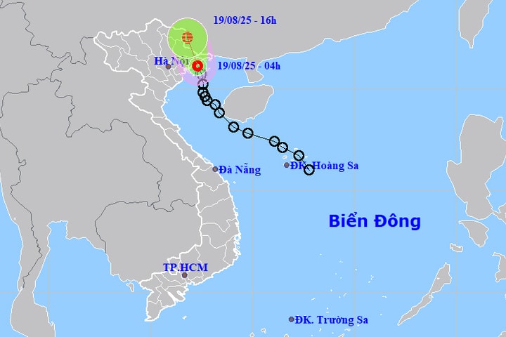 Bắc Bộ mưa diện rộng, cục bộ có nơi mưa rất to