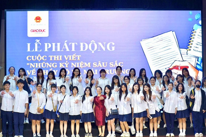 Phát động cuộc thi viết “Những kỷ niệm sâu sắc về thầy cô và mái trường”
