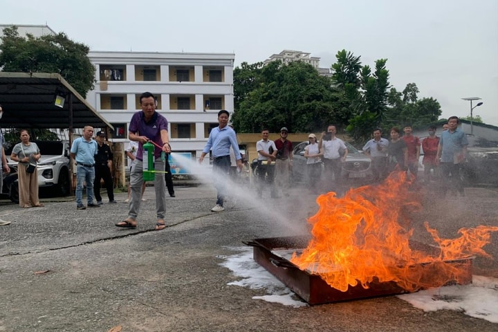Hà Nội: Tuyên truyền an toàn phòng cháy, chữa cháy cho 600 chủ nhà trọ