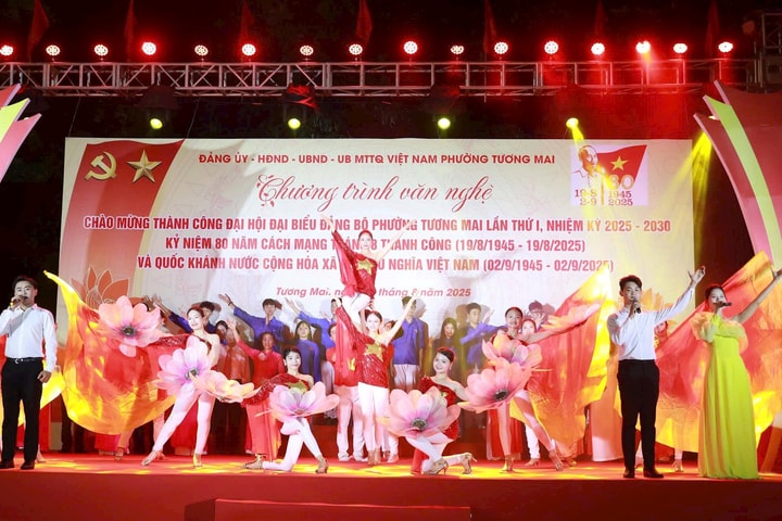 Tương Mai mừng thành công Đại hội Đảng bộ phường