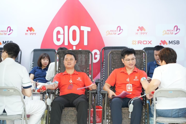 Cán bộ, nhân viên ROX Group chung tay hiến máu, lan tỏa giá trị sống đẹp