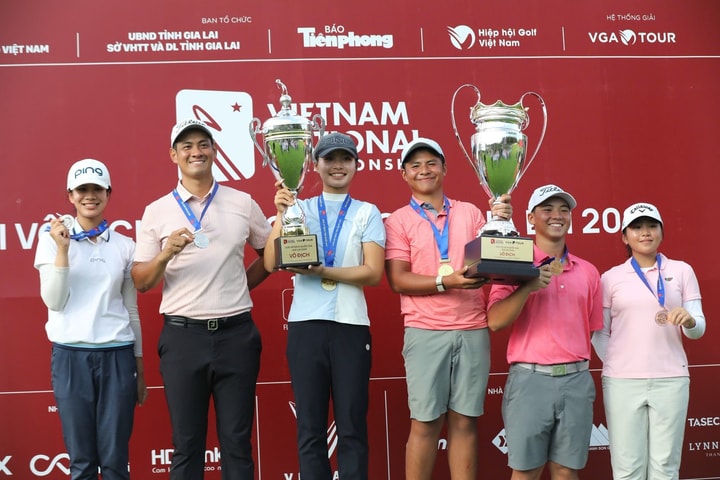 Nguyễn Tuấn Anh, Lê Chúc An đăng quang ngôi vô địch Giải vô địch Golf quốc gia 2025