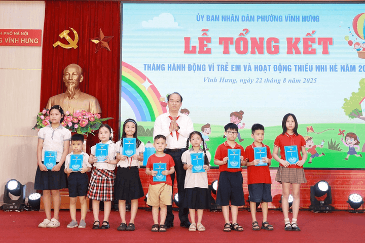 Phường Vĩnh Hưng tạo môi trường lành mạnh cho thanh thiếu nhi phát triển