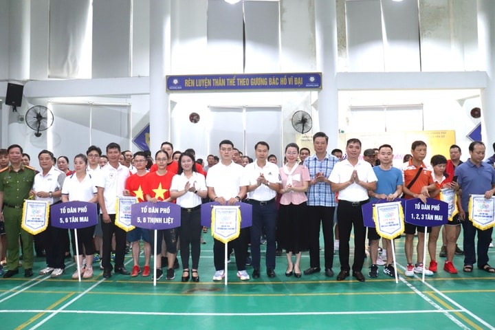 Sôi nổi giải thể thao quần chúng nhân dân phường Hoàng Mai