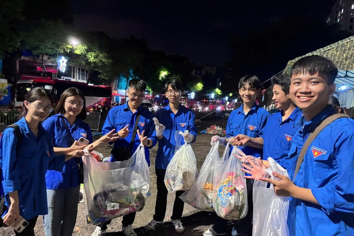 Phường Ba Đình: Làm sạch môi trường ngay sau buổi hợp luyện lần 2