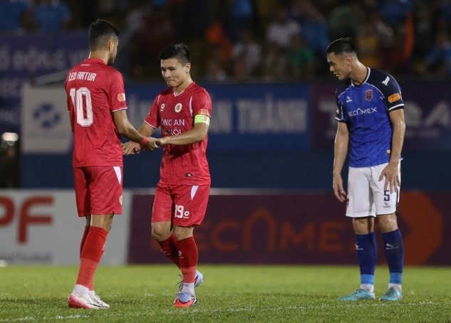 Vòng 2 V-League 2025/26 Thắng đậm Becamex TP Hồ Chí Minh, Công an Hà Nội giành ngôi nhì bảng