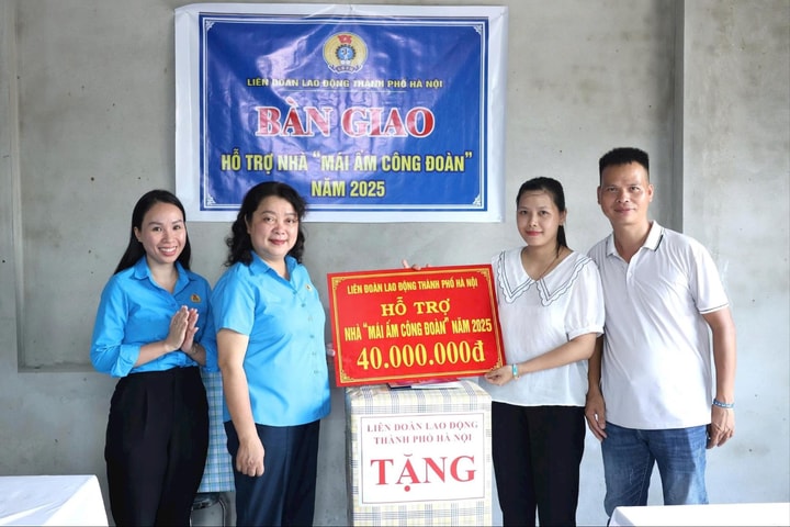 Hà Nội: Hơn 1,2 tỷ đồng hỗ trợ xây dựng, sửa chữa Mái ấm Công đoàn