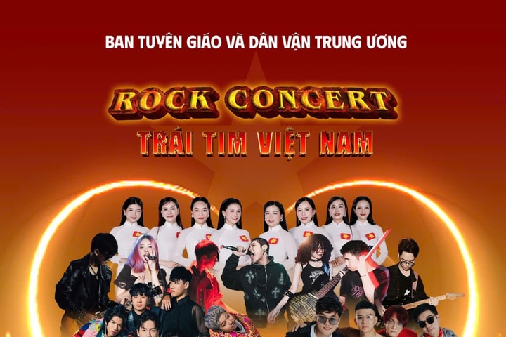 “Rock Concert - Trái tim Việt Nam” hứa hẹn sôi động, bùng nổ