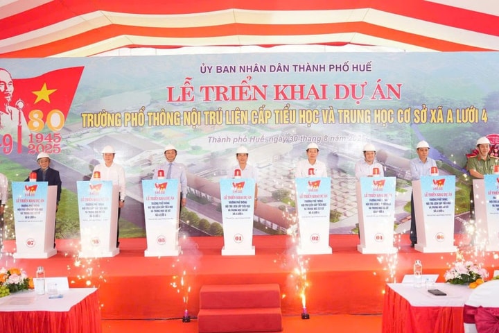 TP Huế Triển khai hai dự án trường nội trú tại A Lưới