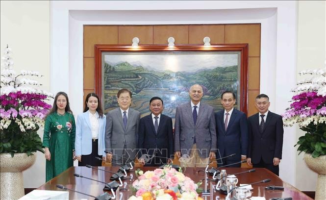 Thường trực Ban Bí thư Trần Cẩm Tú tiếp Ban Lãnh đạo Hội nghị quốc tế các đảng chính trị châu Á (ICAPP)