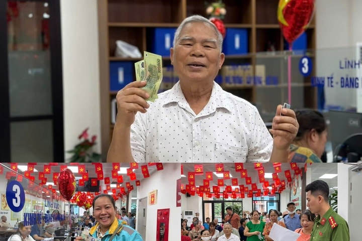 Người dân phường Đống Đa phấn khởi nhận quà nhân kỷ niệm 80 năm Quốc khánh