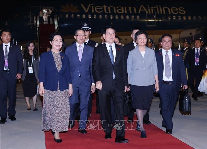 Chủ tịch nước Lương Cường đến Bắc Kinh (Trung Quốc) dự Lễ kỷ niệm 80 năm chiến thắng phát xít