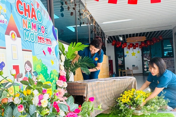 Từ bếp ăn đến lớp học, phường Yên Hòa chuẩn bị toàn diện đón năm học mới