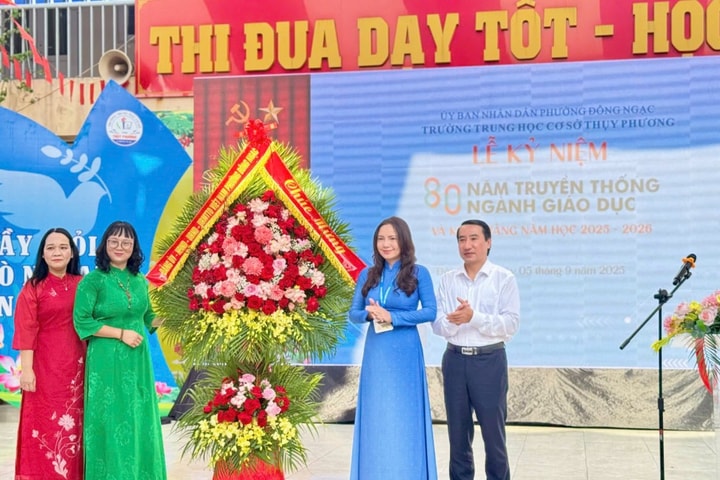 Phường Đông Ngạc, Hà Nội Trường THCS Thụy Phương chào đón năm học mới 2025 - 2026