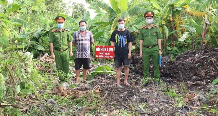 Công an xã Phú Xuyên triệt phá đường dây giết mổ, tiêu thụ lợn bệnh