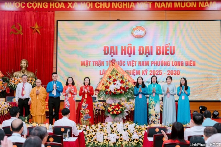 Đại hội Đại biểu MTTQ Việt Nam phường Long Biên Phát huy sức mạnh đại đoàn kết dân tộc trong kỷ nguyên mới