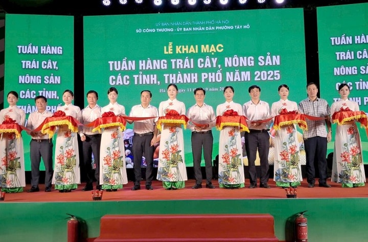 Khai mạc Tuần hàng trái cây và nông sản các tỉnh, thành phố năm 2025