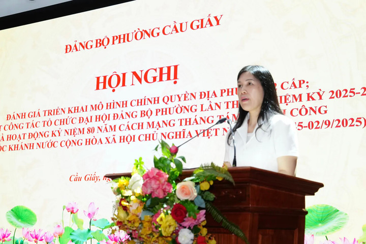 Phường Cầu Giấy: đánh giá hoạt động mô hình chính quyền địa phương 2 cấp