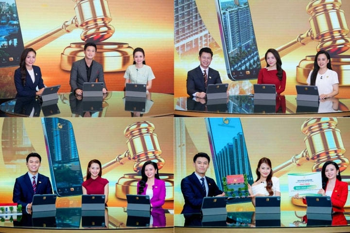 Sunshine Group: Tiên phong đưa livestream đặt giá bất động sản lên sóng truyền hình Quốc gia