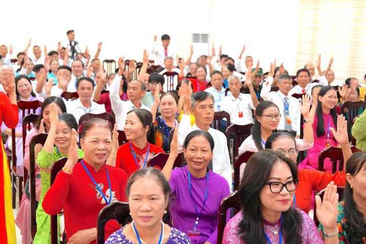 Đại hội đại biểu MTTQ xã Ứng Thiên lần thứ I, nhiệm kỳ 2025-2030: Phát huy sức mạnh đại đoàn kết toàn dân