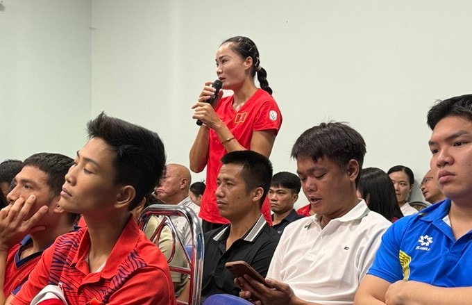 Cục Thể dục thể thao Việt Nam lắng nghe ý kiến của vận động viên trước thềm SEA Games 33