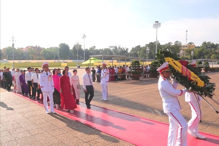 Phường Dương Nội tổ chức Lễ báo công dâng Bác