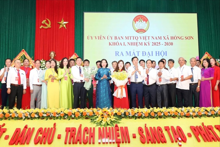 Đại hội Mặt trận Tổ quốc xã Hồng Sơn lần thứ I: Đồng lòng vì mục tiêu phát triển bền vững