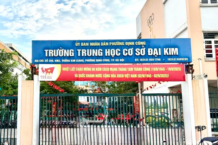 Học sinh Trường THCS Đại Kim xin lỗi giáo viên sau hành vi không đúng mực