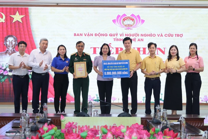 TP Hồ Chí Minh hỗ trợ tỉnh Nghệ An 8 tỷ đồng khắc phục hậu quả bão số 5