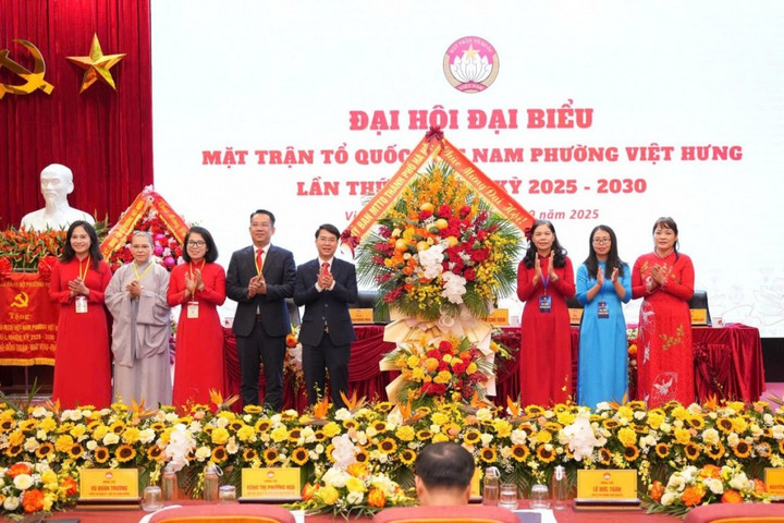 Hà Nội 188 đại biểu dự Đại hội MTTQ phường Việt Hưng nhiệm kỳ 2025-2030