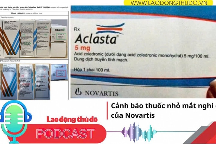 Điểm những tin nổi bật sáng ngày 19/9/2025: Cảnh báo thuốc nhỏ mắt nghi giả của Novartis