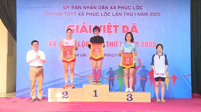 Xã Phúc Lộc: Hơn 100 vận động viên tham dự Giải Việt dã lần thứ I năm 2025