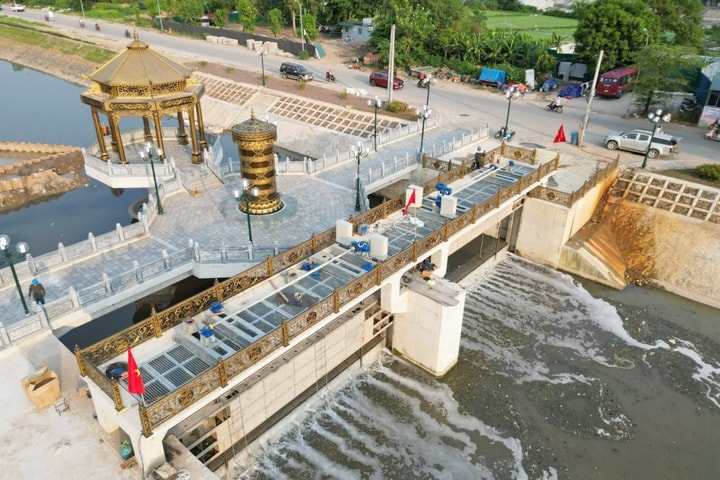 Bổ cập nước từ Nhà máy Yên Xá vào sông Tô Lịch