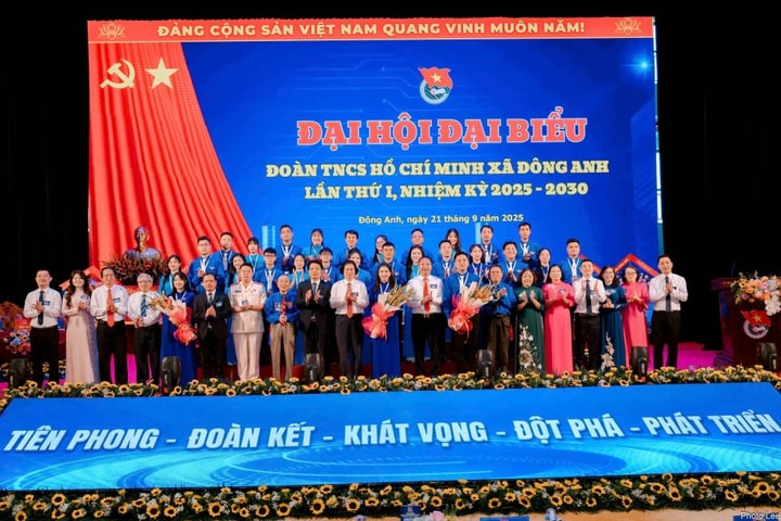 Đại hội đại biểu Đoàn TNCS Hồ Chí Minh xã Đông Anh lần thứ I, nhiệm kỳ 2025 - 2030 Đẩy mạnh chuyển đổi số trong quản lý đoàn viên, sinh hoạt chi đoàn