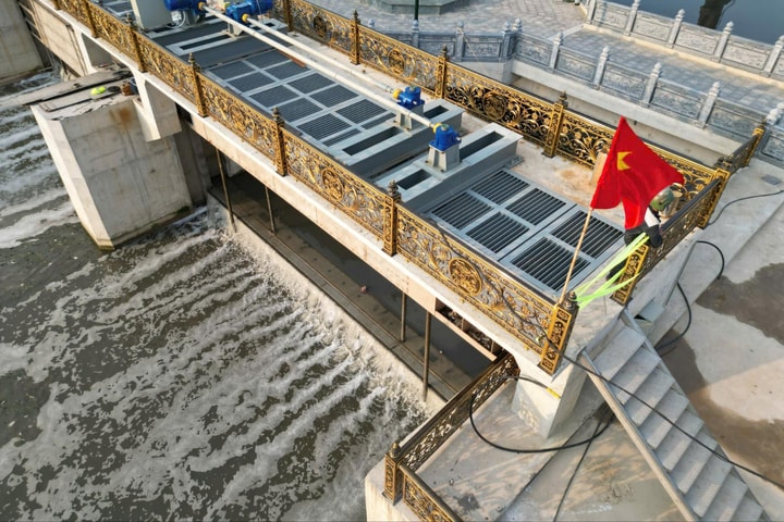 Thêm nguồn nước bổ sung cho sông Tô Lịch