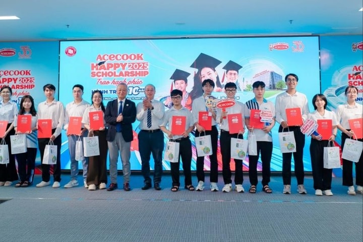 Acecook Happy Scholarship 2025: Lan tỏa hạnh phúc, chắp cánh ước mơ cho học sinh, sinh viên