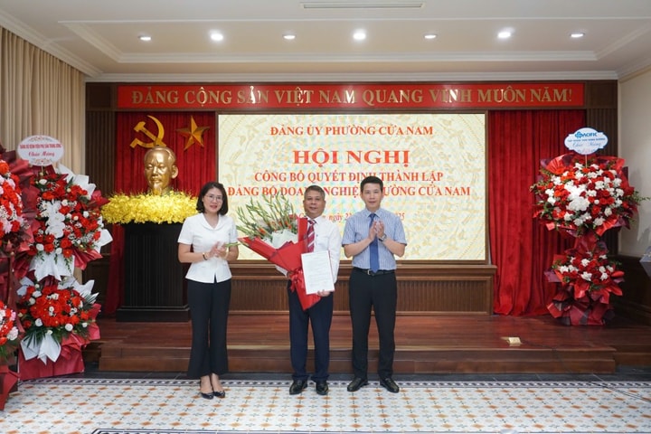 Ra mắt Đảng bộ khối doanh nghiệp phường Cửa Nam: Khẳng định vai trò trụ cột kinh tế tư nhân