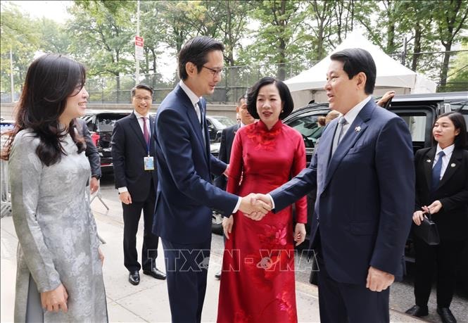 Chủ tịch nước gặp mặt cán bộ các cơ quan đại diện Việt Nam và cộng đồng tại Hoa Kỳ