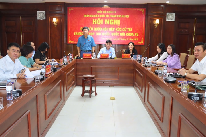 Đơn vị bầu cử số 9, Đoàn đại biểu Quốc hội thành phố Hà Nội tiếp xúc cử tri 16 xã