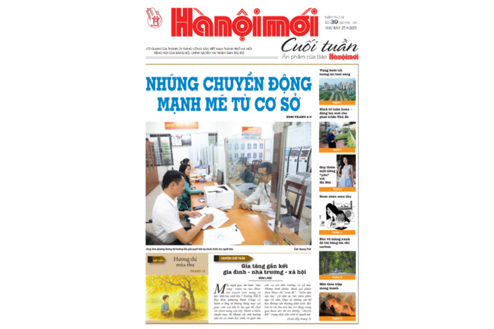 Đón đọc Hànộimới Cuối tuần số 39