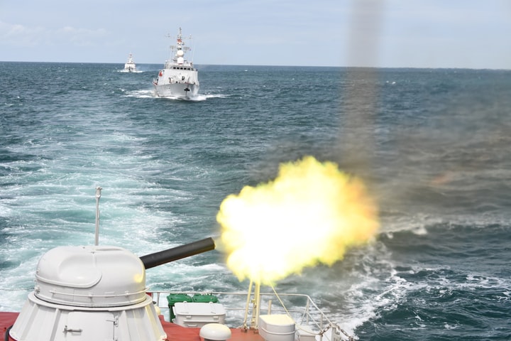 Bộ Tư lệnh Vùng 5 Hải quân hoàn thành kiểm tra bắn đạn thật trên biển