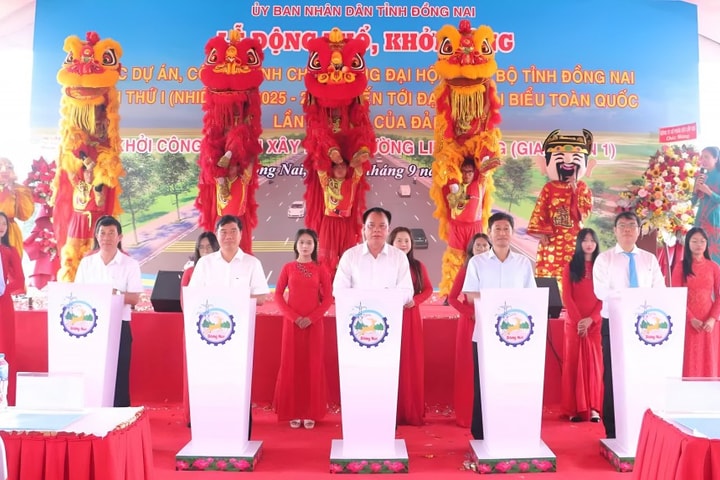 Đồng Nai khởi công đường liên cảng kết nối sân bay Long Thành