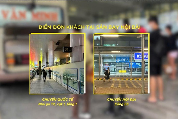 Văn Minh trung chuyển miễn phí Sân bay Nội Bài - Bến xe Nước Ngầm