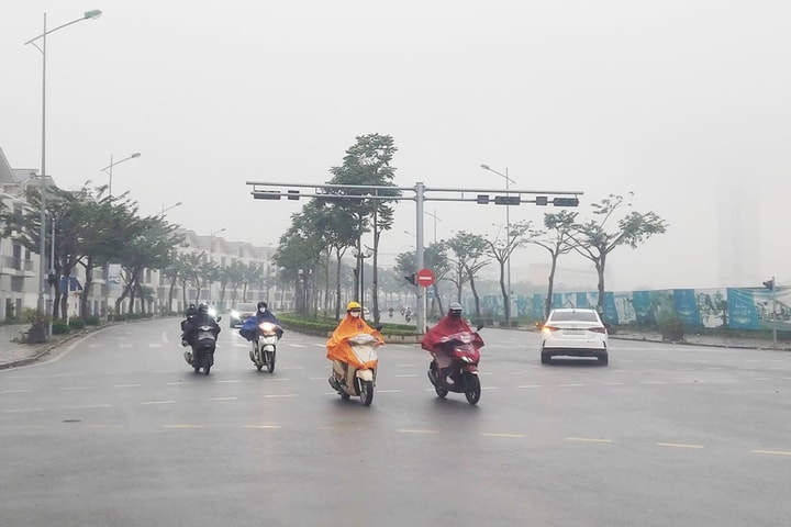 Ảnh hưởng của bão số 10, Bắc Bộ có mưa to về chiều tối và đêm