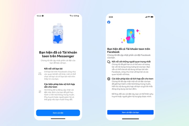 Ra mắt Teen accounts trên Facebook và Messenger bảo vệ người dùng vị thành niên tại Việt Nam