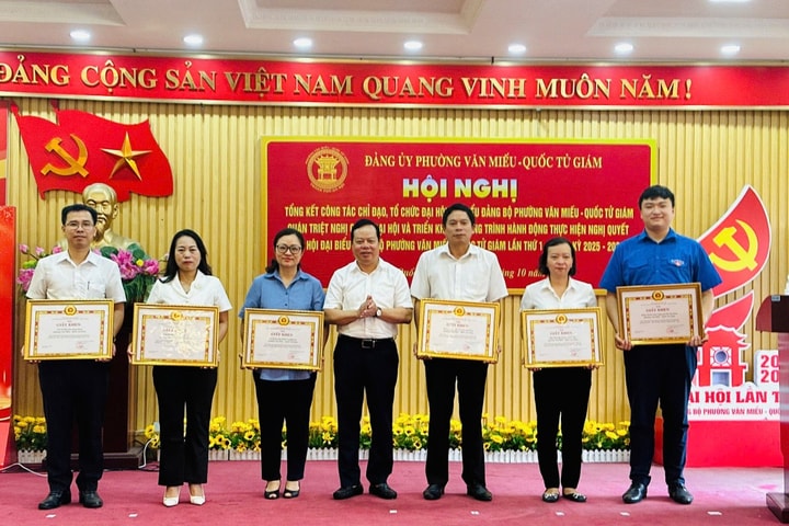 Đảng ủy phường Văn Miếu - Quốc Tử Giám triển khai Chương trình hành động thực hiện Nghị quyết Đại hội